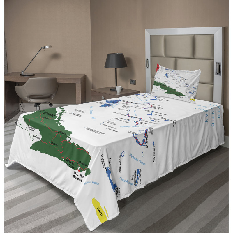 Microfiber Sheet Set, Twin XL Sheet Set + Fitted Sheet + 1 Pillowcase