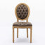 Chaise en cuir massif avec structure en bois massif-387189092