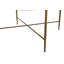 Table basse en fer Onier, or