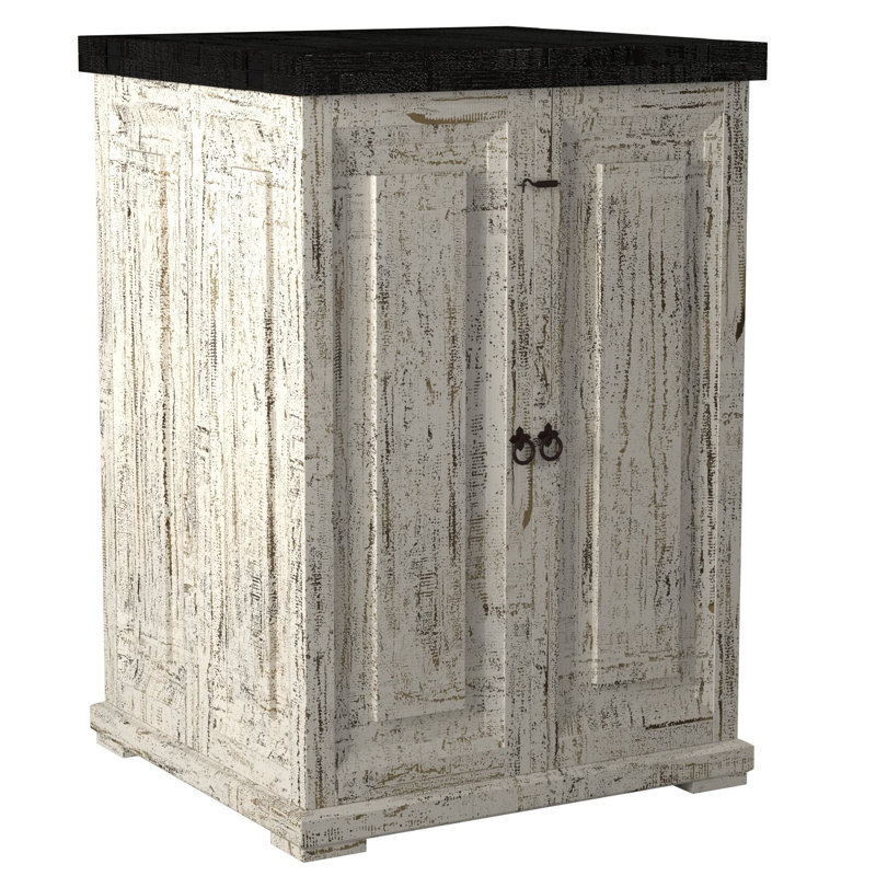 Cypro 27'' Solid Wood Bar Cabinet