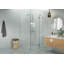 Halo 35 in. x 47 in. x 78 in. 90-degree Fully Frameless Glass Hinged Shower Enclosure-20462063