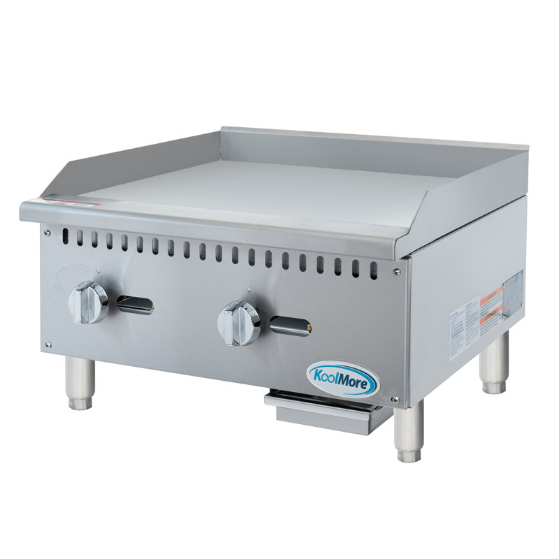 Plaque chauffante en acier inoxydable 26 po