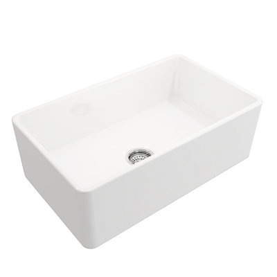 30'' L Single Bowl Fireclay Kitchen Sink