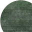 Tapis intérieur lavable rond 8 po vert et vert émeraude