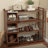 13 Pair Solid Wood Shoe Rack
