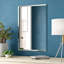 Miroir de salle de bain biseauté sans cadre moderne et contemporain Petta-1437082278