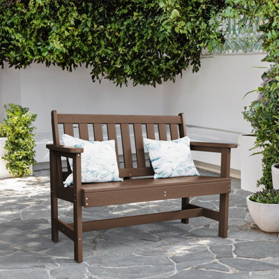 Genivieve HDPE Outdoor Bench