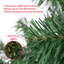 Arbre de Noël 6 pi avec sac de rangement vertical - arbre de Noël artificiel en épinette avec 250 lumières DEL, 798 pointes de branches réalistes et support - décorations de Noël 3 pièces faciles à assembler 