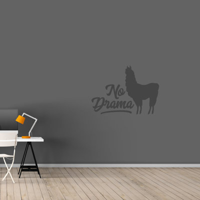 Décalcomanie murale llama anti-fiction