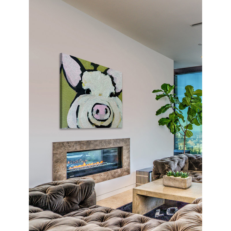 « modern porc » par michelle rivera, reproduction d’art sur toile tendue, H 48 po x l 48 po x P 1,5 po