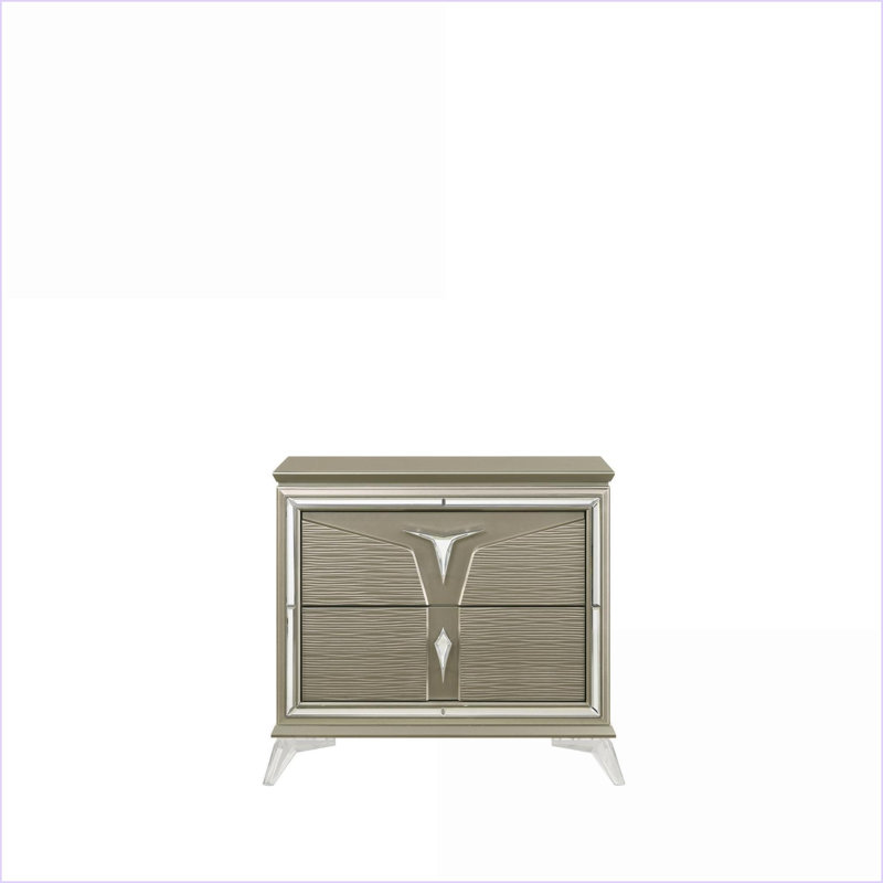 Table de chevet 2 tiroirs Modern