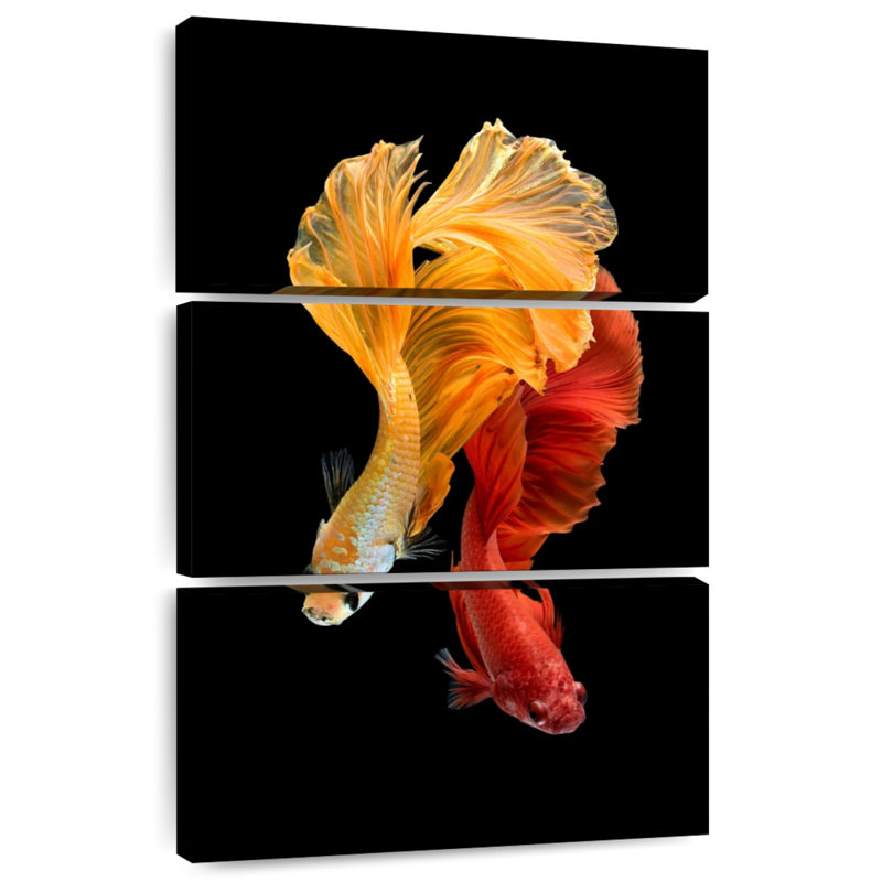 Brampt Groovy Couple Betta Fish, 45" H x 28" W