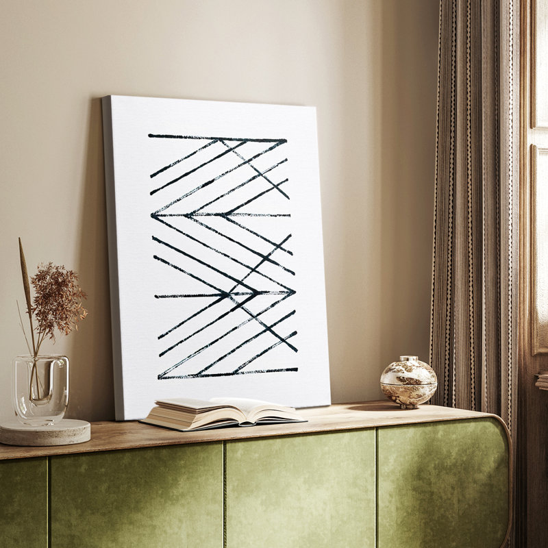 Geometric Meditation II - galerie sur mesure, H 18 po x l 12 po