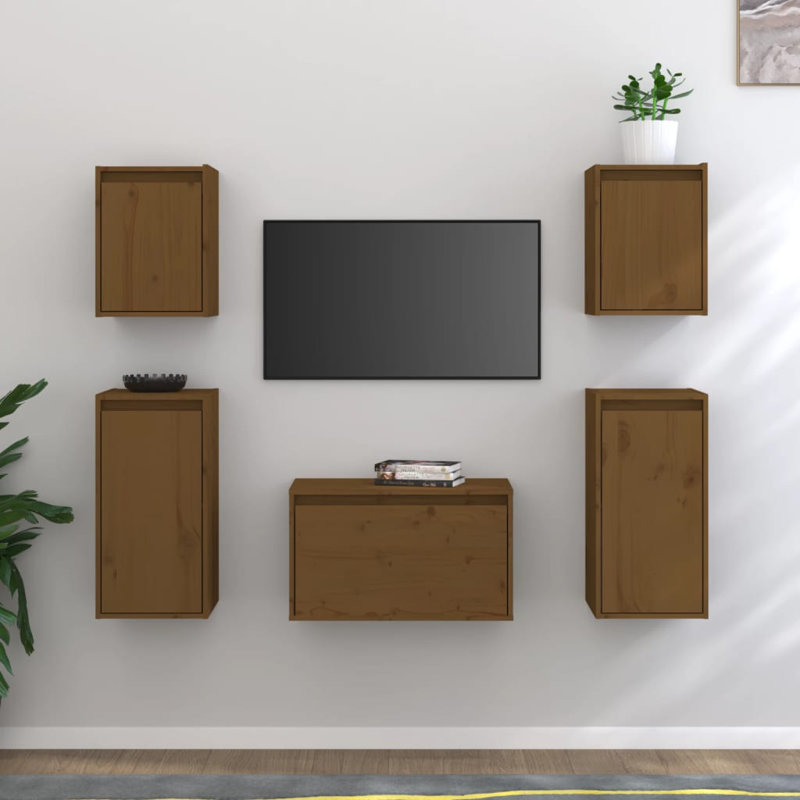 Arnott Unfinished Entertainment Centre, Honey Brown