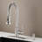 Stainless Steel Pull Down Kitchen Faucet With Soap Dispenser-111235486