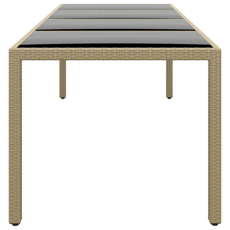 Leighland Rectangular 8 - Person 250cm L Dining Table, Beige