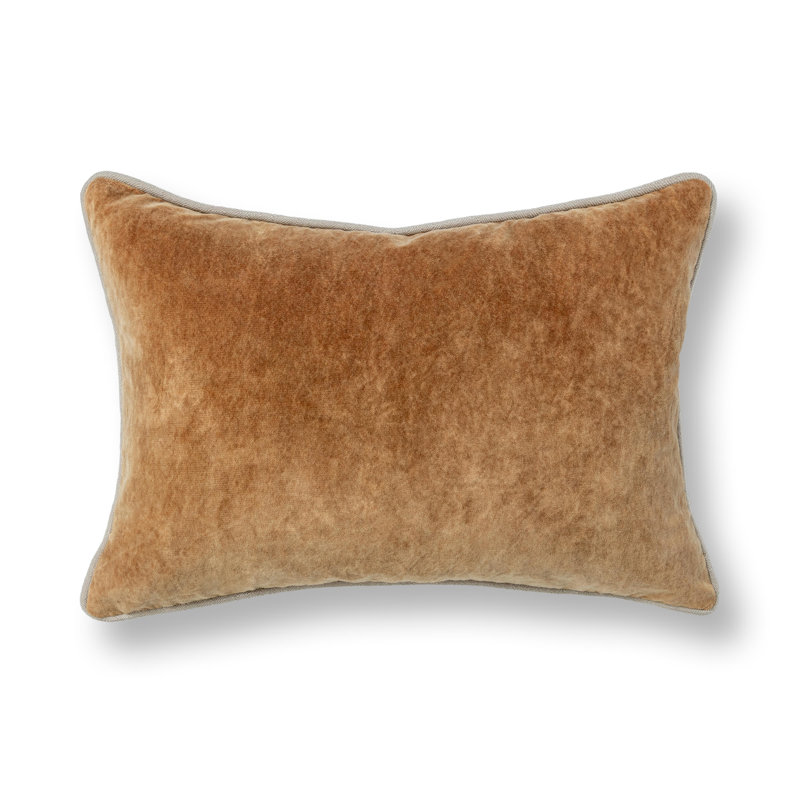 Heirloom Throw Pillow, Orange, Rectangle 14"H x 20"W