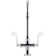 Triton Bowe 0.5 GPM Monoblock Gooseneck Bathroom Sink Faucet with Laminar Flow and Wristblade Handles, Drain Not Included