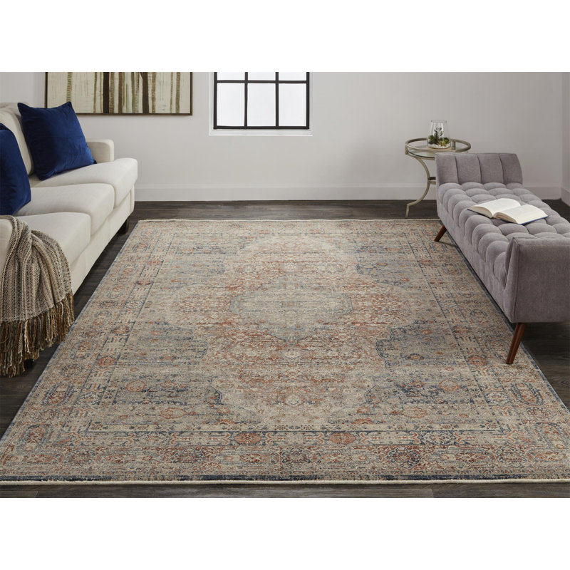 Gilford Oriental Indoor Rug, Rectangle 6'7" x 9'10"