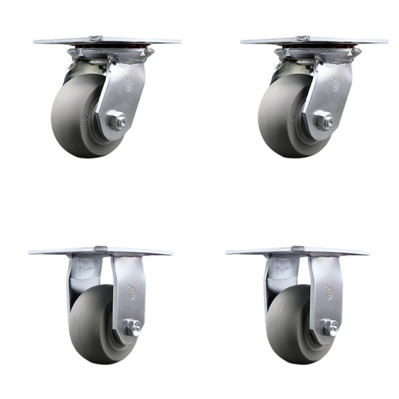 4 Piece Thermoplastic Caster Set