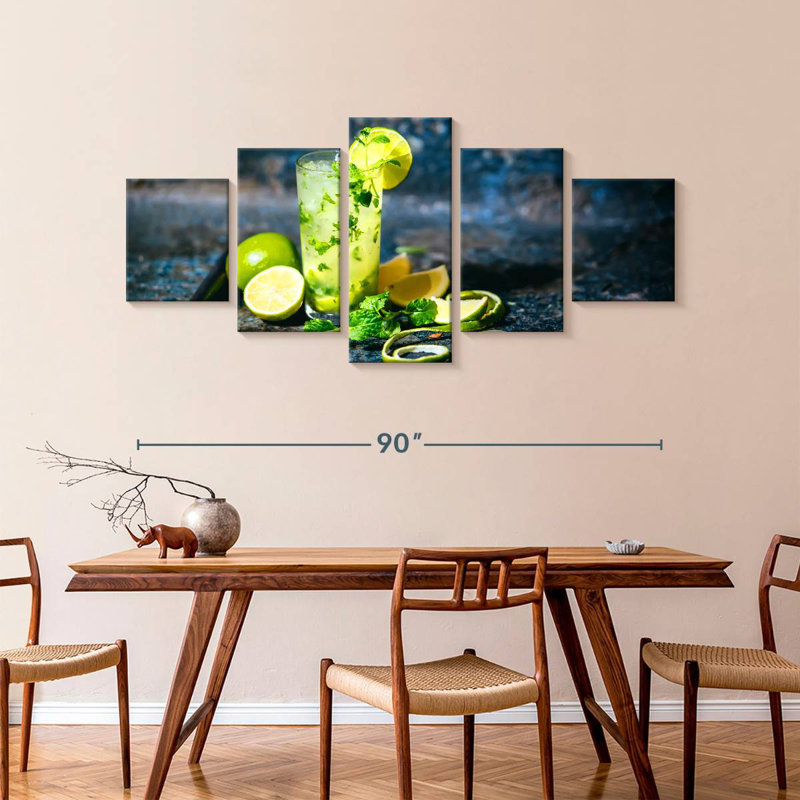 Fresh Mojito Cocktail, 42" H x 92" W