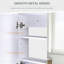 Miroir de salle de bain mural double Homcom