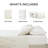 Bedsure 100% Cotton Sheets - 6 Piece Sateen Weave Cotton Sheets-110115386
