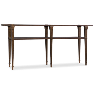 80'' Solid Wood Top Console Table