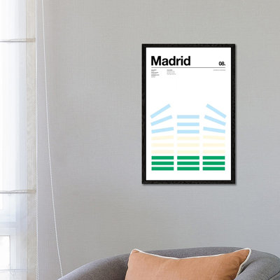 Madrid by Nick Barclay - Print on Canvas