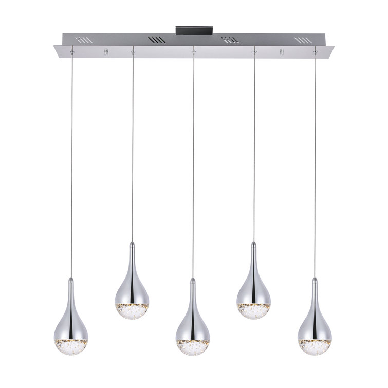 Carilyn - Light Chrome LED Cluster Pendant