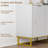 Modern Sideboard Buffet Cabinet with Storage, Wood Storage Cabinet with Adjustable Shelf, Console Table with Doors-646348958-646348956
