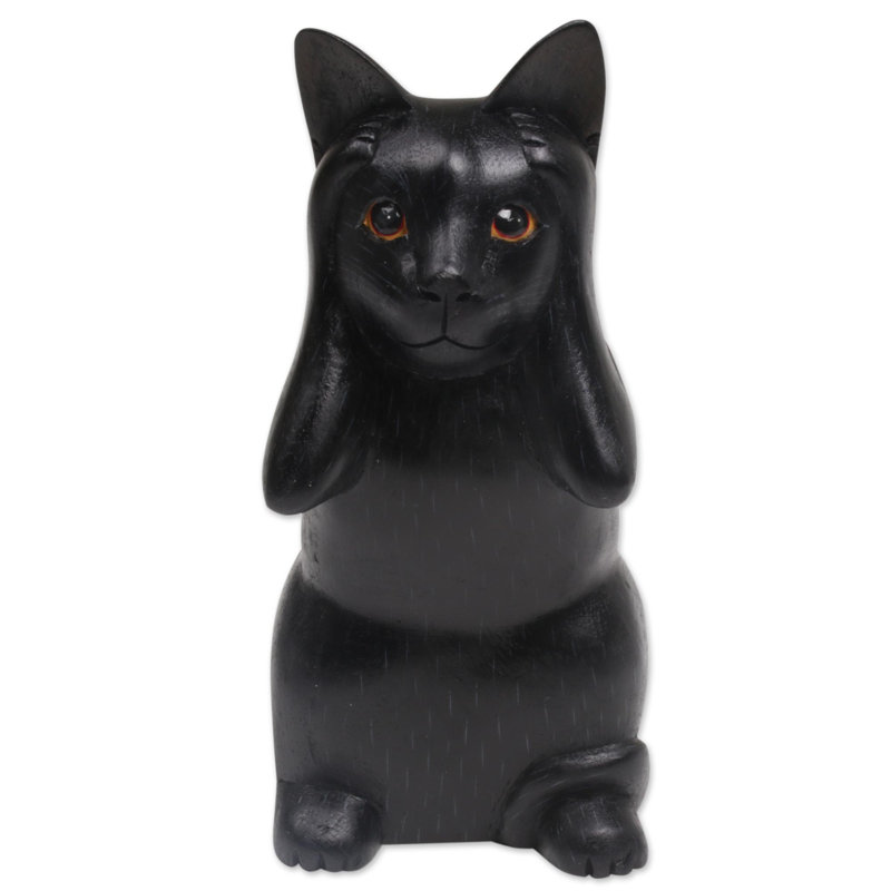 Figurine Kitty Hears No Evil