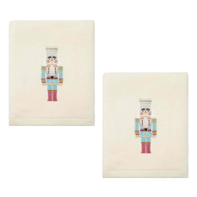 Charlton Home® Nutcracker 2-Pack Hand Towel Set