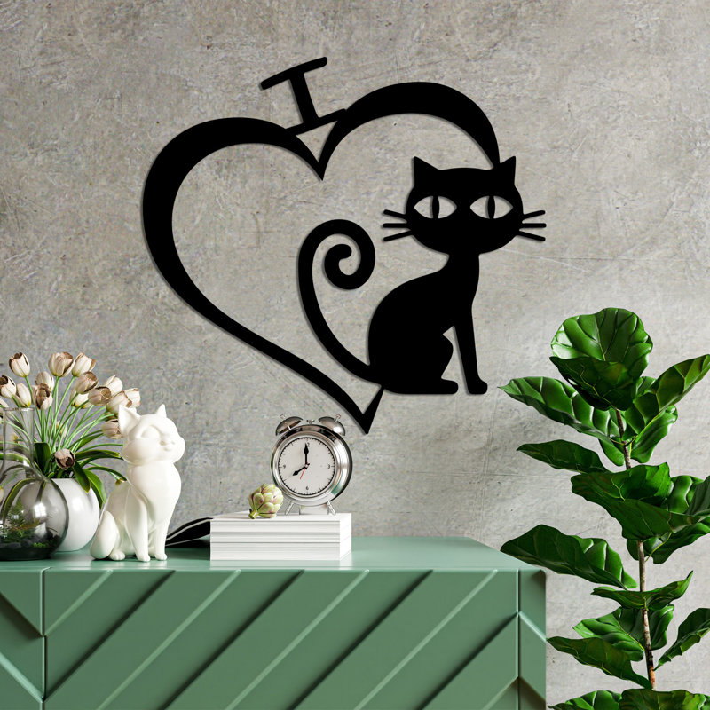 Elegant Decorative Metal Wall Accessory, Black Finish, 19.7 x 21.3 inches | 100% Metal Construction, Thickness: 0.06 inches | Perfect for Home Decor, Modern Aesthetic, Durable & Stylish Accent Piece