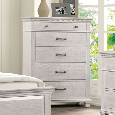 35" W Transitional Chest, Weathered Gray