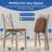 Stakmore Driftwood 3-piece Folding Table & Chair Set — 32" Square Table With 2 Padded Fabric Folding Chairs