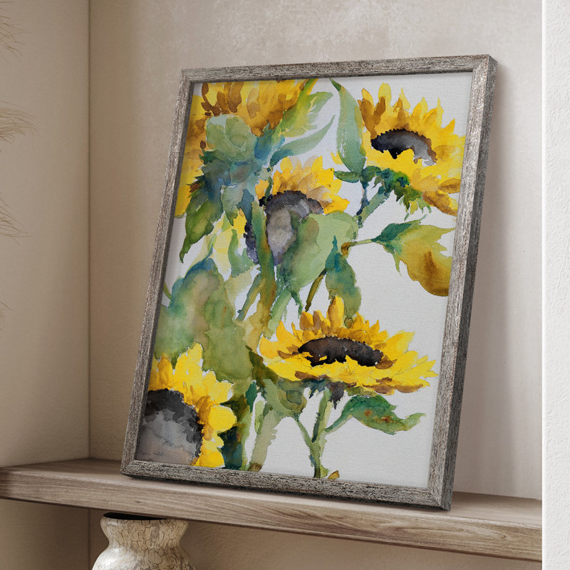 Sun Days I Framed Print - Solid Wood, 21" H x 17" W