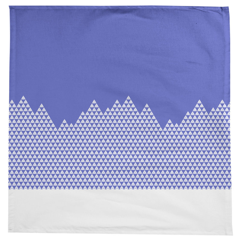 Leffel Mountain Pattern Tablecloth, Blue