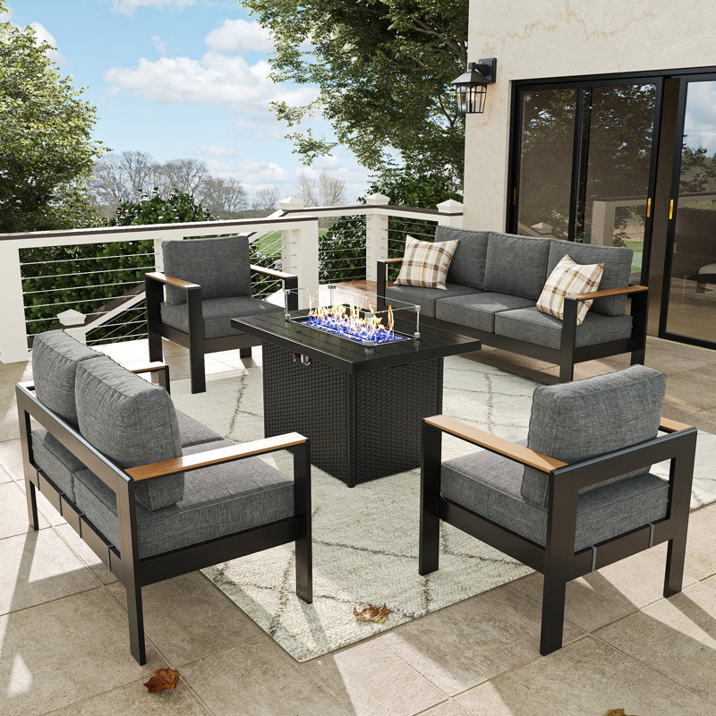 Outdoor Lounge Chair, Dark Grey