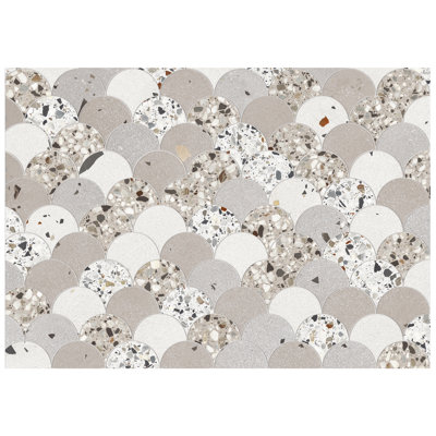 Lane 11" x 16" Porcelain Fish Scale Mosaic Wall & Floor Tile (1.2 sq. ft. / each)