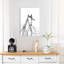Art mural cheval contemporain à crinière-129153709