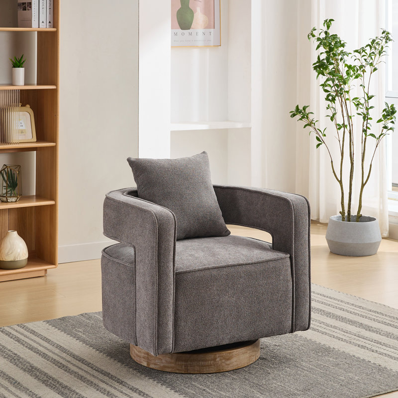 Fauteuil club pivotant 29,1 po Roomfitter, Beige