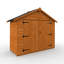Tiger Solid Wood Tongue & Groove Apex Bike Shed-1547142029