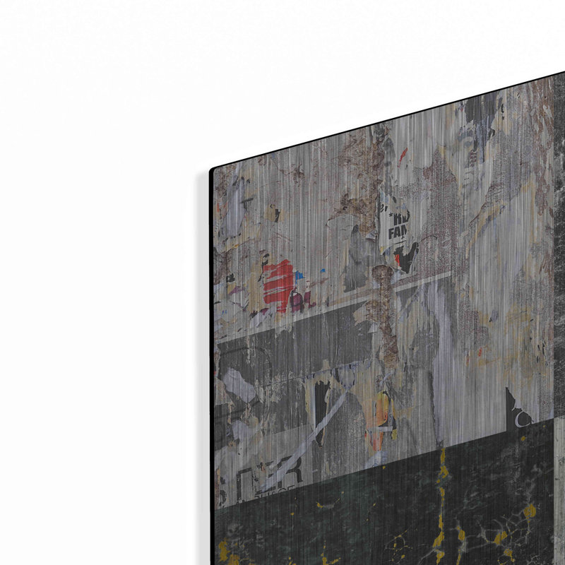 «Tiles Decor Blue Notes 1» par GraphINC - Impression sur toile non encadrée