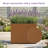 Rectangular Planter-Metal Planter Box With Drainage Holes for Indoor and Outdoor Use-743315942-743315941