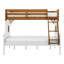 Lit superposé simple au-dessus de double avec lit gigogne Evie-103484789