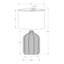 Lighting, H 23 po, lampe de table, rotin, abat-jour, moderne-43739463