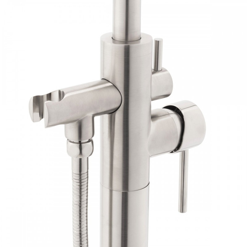 Robinet de baignoire Kami II, Nickel brossé