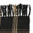 Eunice Soft Woven Reclaimed Cotton Blend Throw with Fringe, Black and Tan Plaid