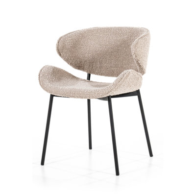 Tess Fabric Upholstered Metal Armchair